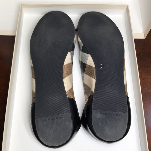 Burberry Cap Toe Ballet Flats - Picture 4 of 4